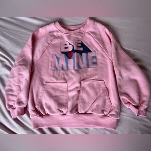 Old Navy Pink 'Be Mine' Sweater
